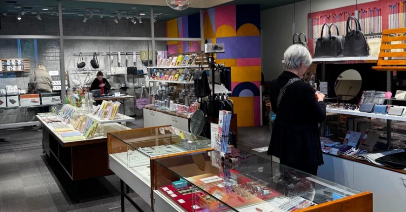 Delfonics stationery shop interior