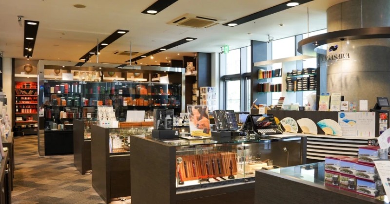 Nagazawa stationery shop interior