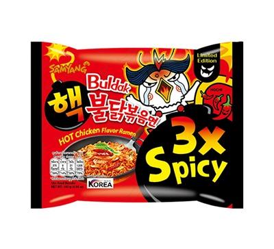 3x Spicy Buldak Noodles