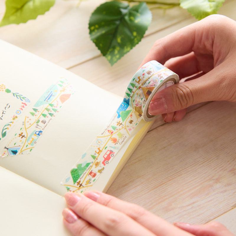 SAIEN- Masking Tape Camp Map