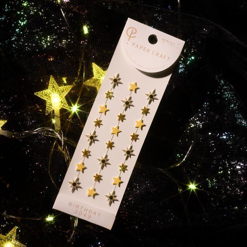 Midori - Star Ornament Papercraft Stickers