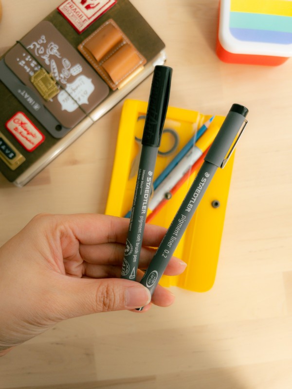 Staedtler pigment brush and liner