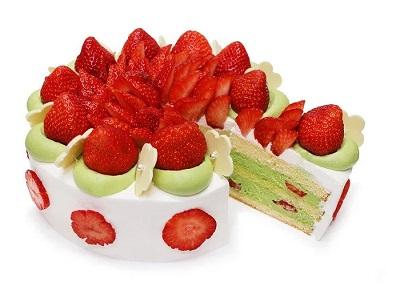 甘王草莓蛋糕