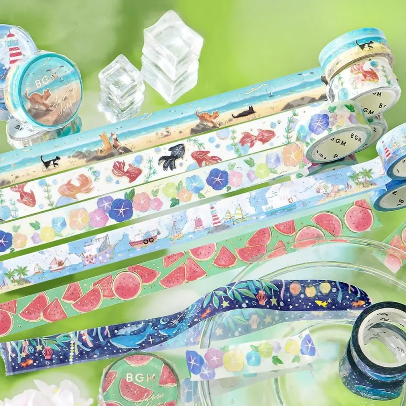 BGM summer mmasking tape