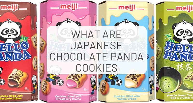 What are Japanese chocolate Panda cookies?