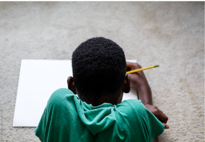 Child Writing a Letter