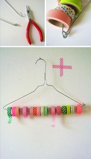 Clothe Hanger with Washi Tape