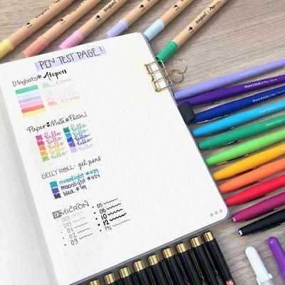 10 fournitures indispensables pour le Bullet Journal