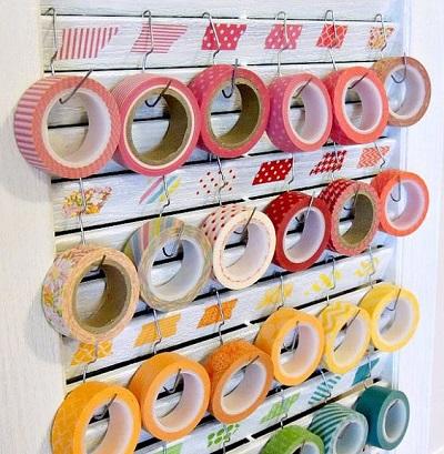 Washi Tape Storage and Organization