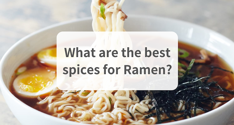 What spices are used in Japanese Ramen?