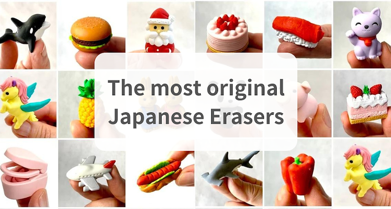 The most original Japanese Erasers