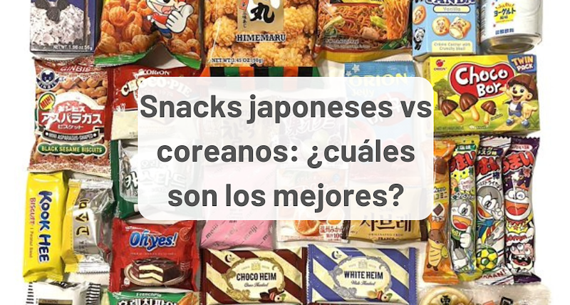 Snacks japoneses vs coreanos: ¿cuáles son los mejores?