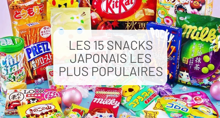 Les 15 snacks japonais les plus populaires en 2023