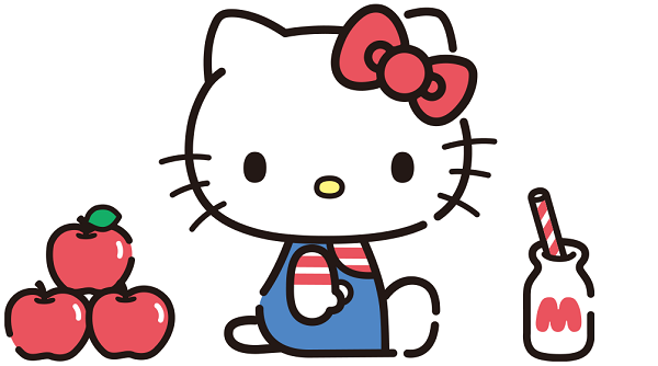 Hello Kitty with Apples