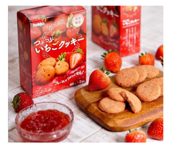 Hokka Strawberry Cookies