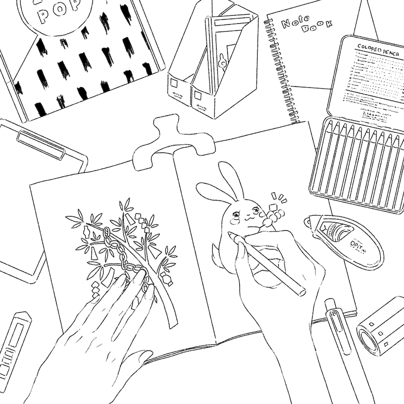 Stationery Miniature Essentials Box - July 2025