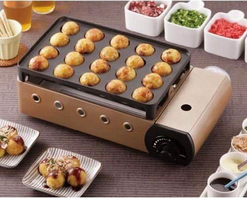 Iwatani Takoyaki Pan and Gas Stove Super Entako CB-ETK1