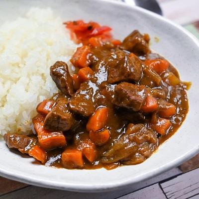 Japanese Curry Rice with Carotts