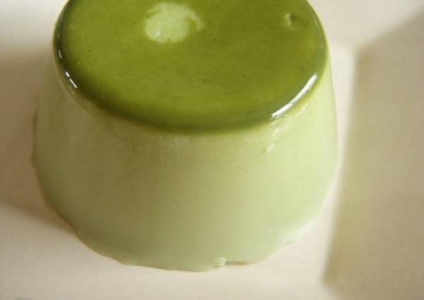 Japanese Matcha Milk Pudding