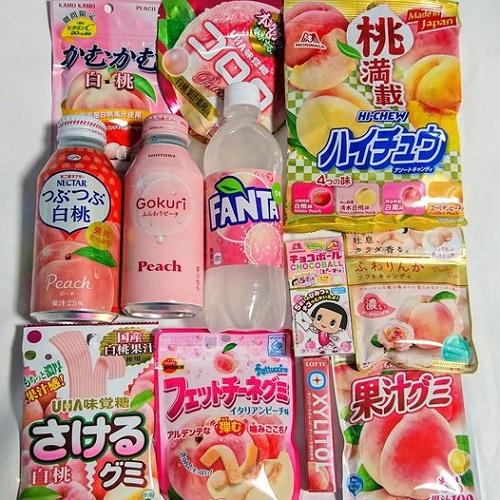 Japanese Peach-Flavored Snacks