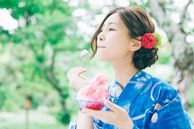 Japanese Yukata in Summer