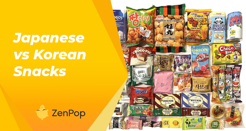 Japanese vs Korean Snacks: which are the best?