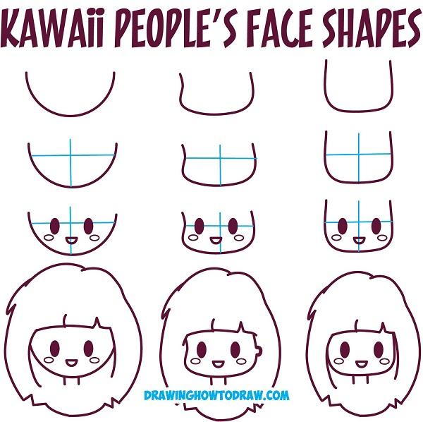 Cómo dibujar un personaje kawaii?