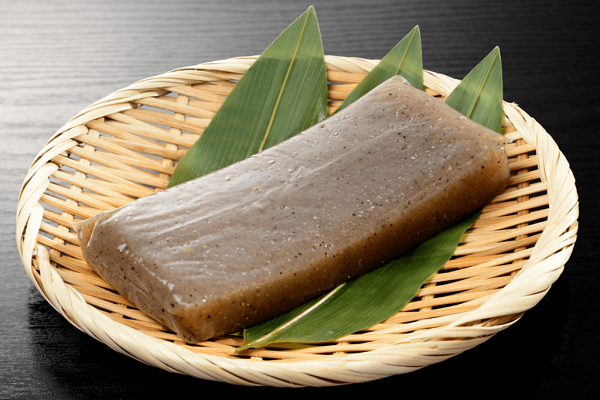 Konjac Jelly on Bamboo plate