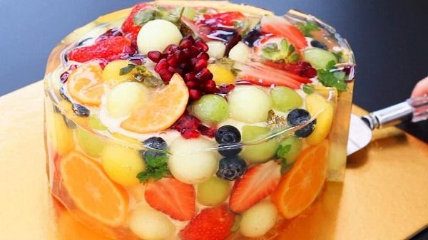 蒟蒻果凍水果蛋糕