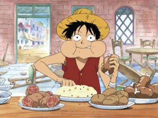 Luffy Eating Umai