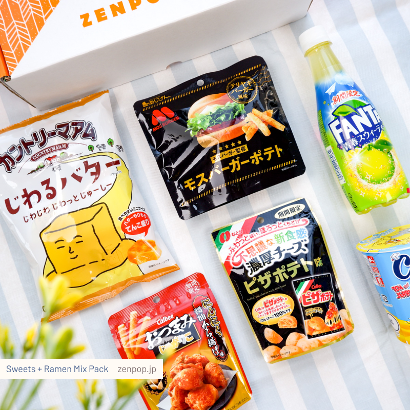 ZenPop's Ramen and Sweets Mix Pack: Refreshing Picnic