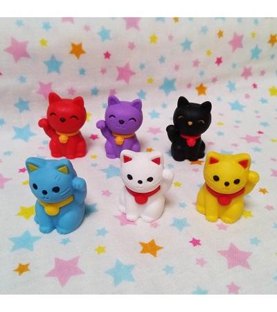 Maneki Neko Cat Erasers