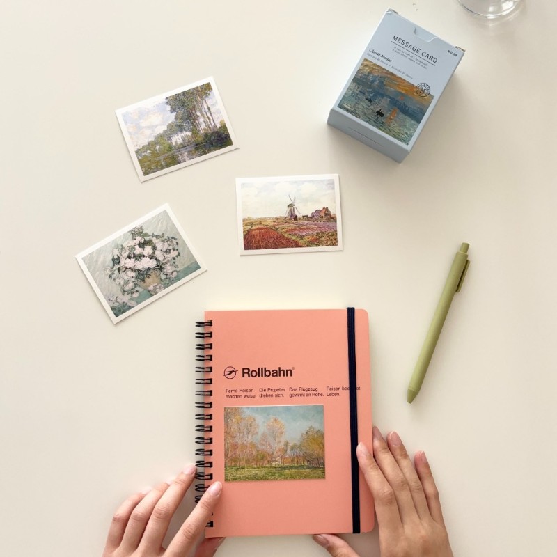Monolike Message Card notebook cover customization