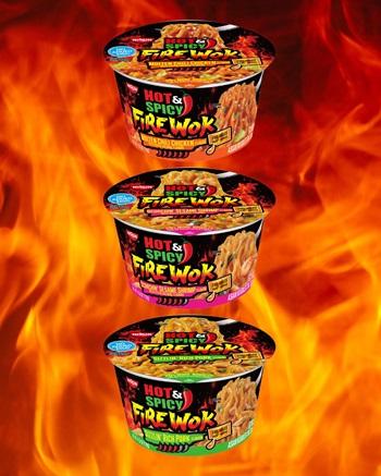 Nissin Hot and Spicy Flavors