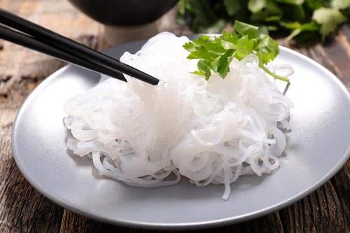 Plate of Shirataki Noodles