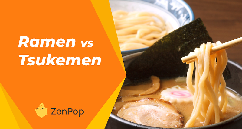 The difference between Ramen and Tsukemen!