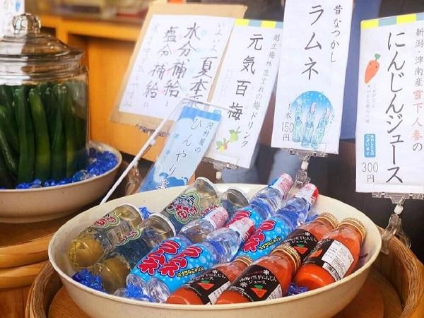 Ramune sold at a festival
