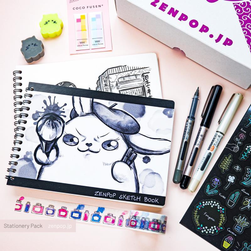 ZenPop's Stationery Pack: Moonlight Shadow