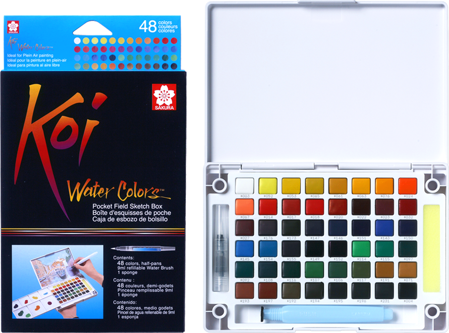 Sakura Craypas Koi Water Colors