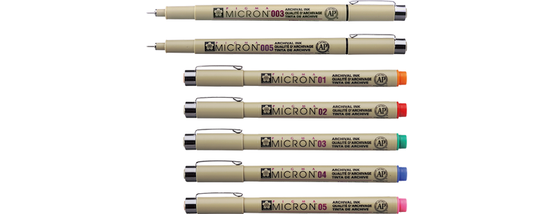 Sakura Pigma Micron Fine liners