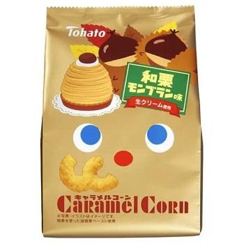 Tohato Caramel Corn Chestnut Mont Blanc