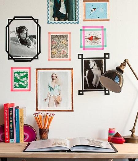 Try This: Washi Tape Mirror Frame - A Beautiful Mess