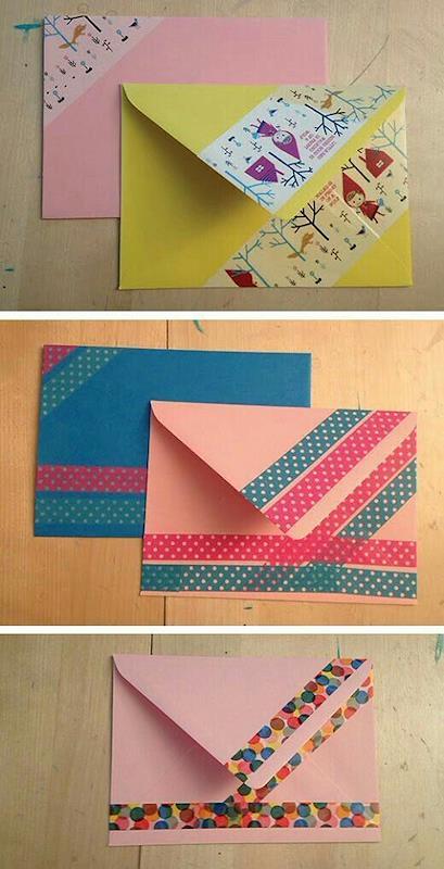 Washi Tape Enveloppes