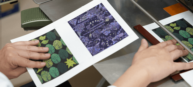 ROKKAKU foil stamping