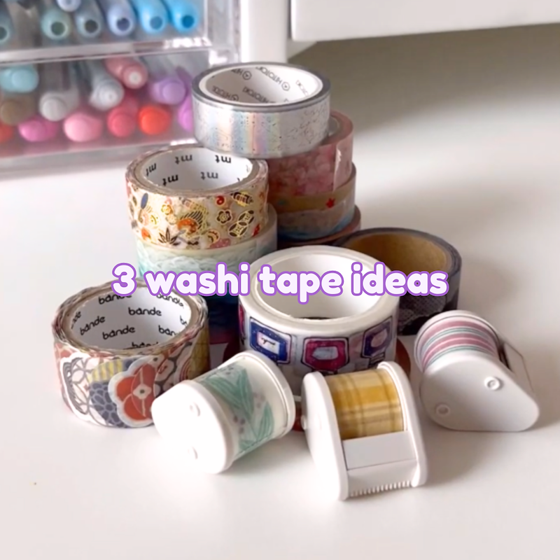 ZenPop Stationery Advent Calendar washi tape tips