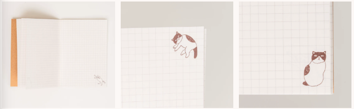 MIDORI A6 Notebook Cat Flyer