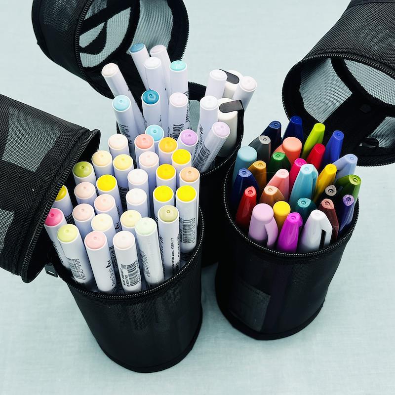 MUJI Nylon Mesh Pen Case