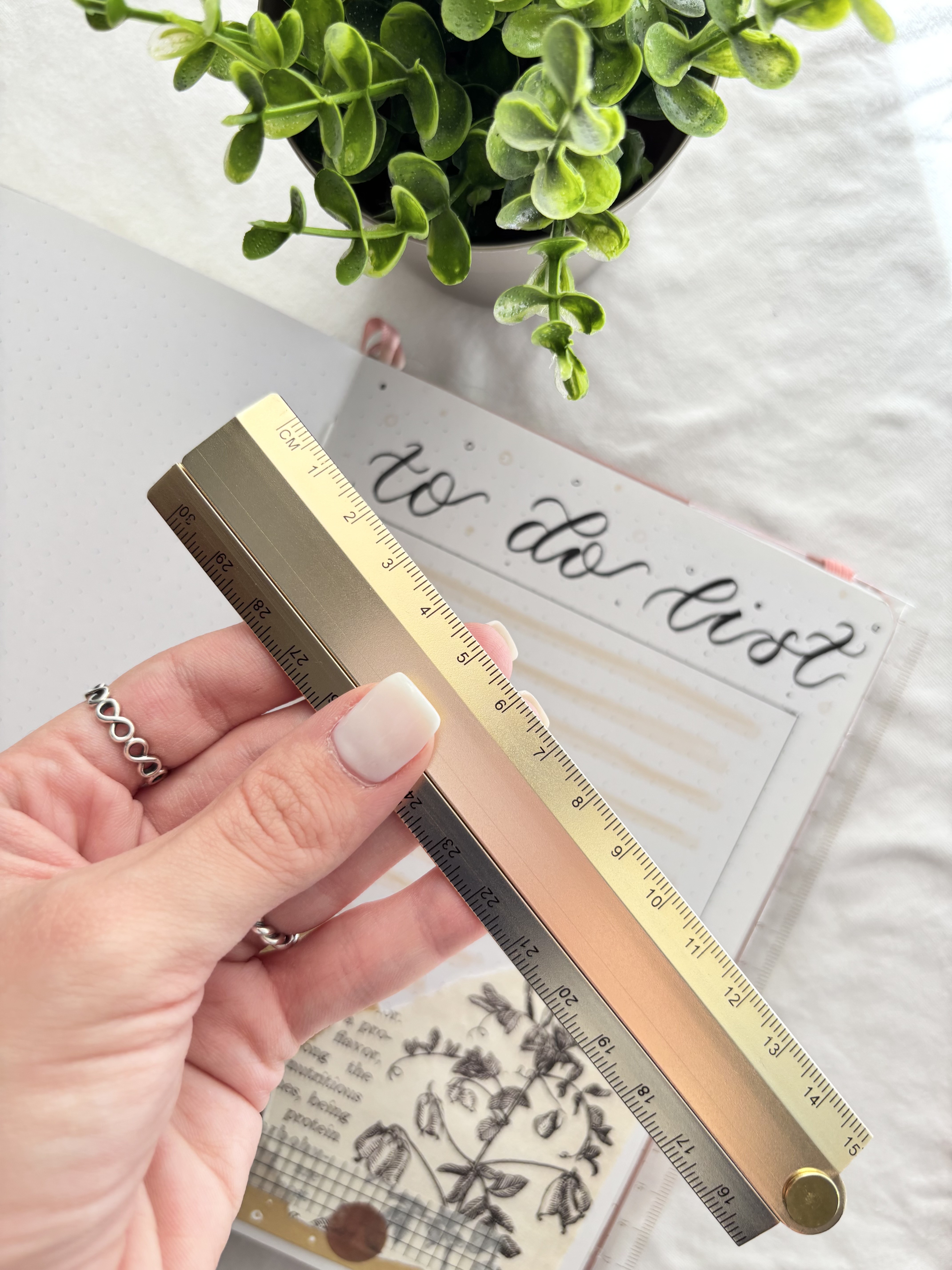 Metallic Foldable Ruler
