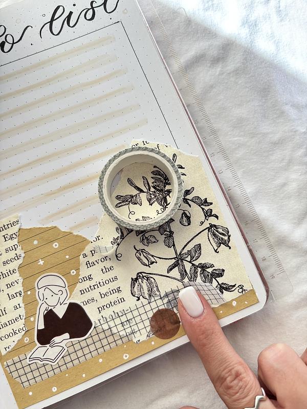 White Grid Washi Tape