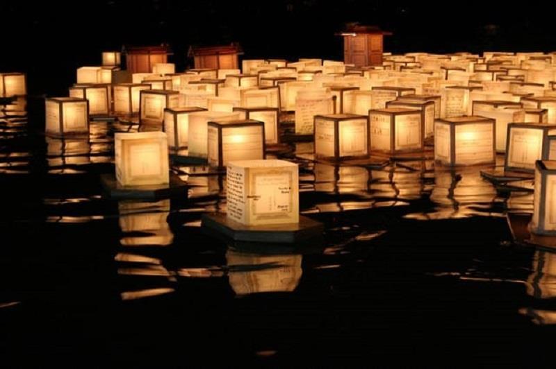 Floating Lanterns for Obon